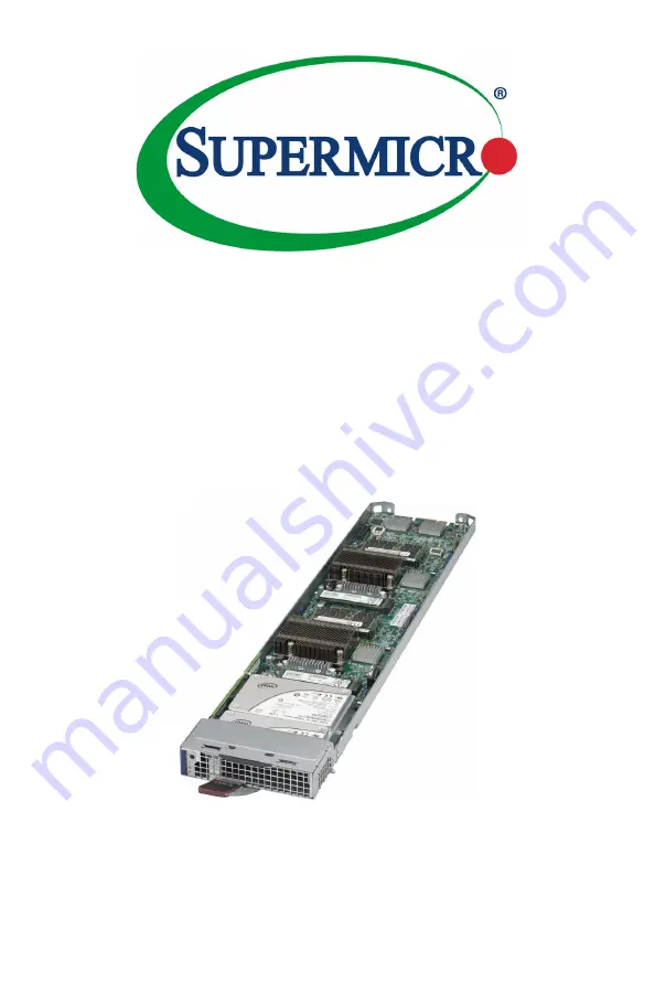 Supermicro MicroBlade MBI-6119G-T7LX Скачать руководство пользователя страница 1