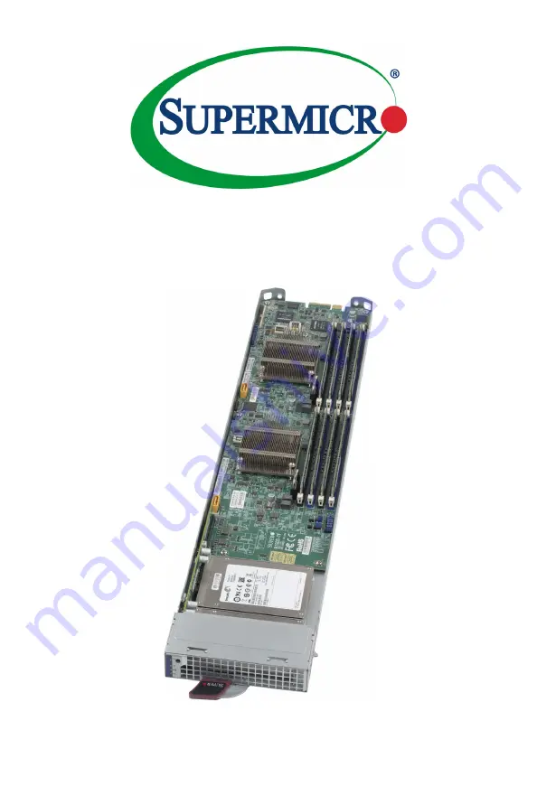 Supermicro MicroBlade MBI-6218G-T41X Скачать руководство пользователя страница 1