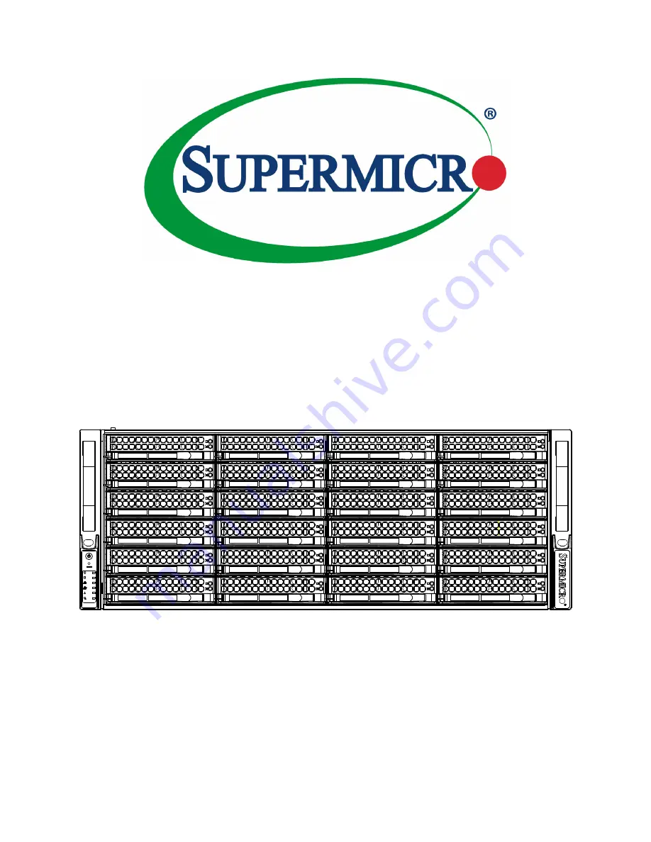 Supermicro SSG-6049P-E1CR24H User Manual Download Page 1