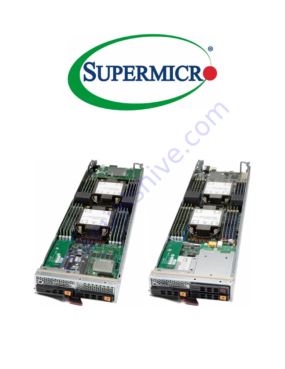 Supermicro SuperBlade SBI-420P-1C2N User Manual Download Page 1