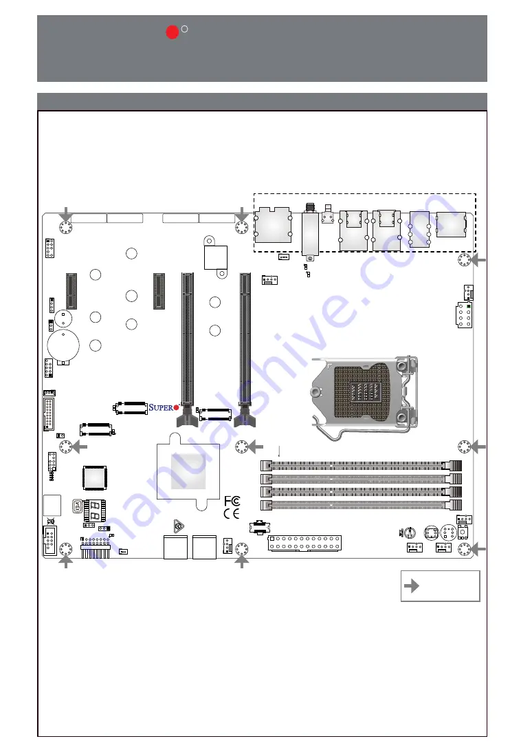 Supermicro SUPERO C9Z590-CG Quick Reference Manual Download Page 10