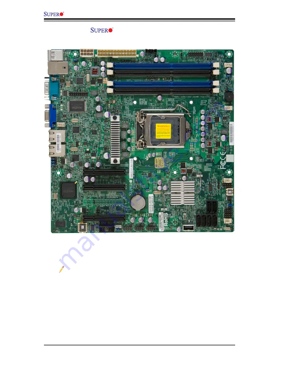 Supermicro Supero X9SCL+-F User Manual Download Page 16