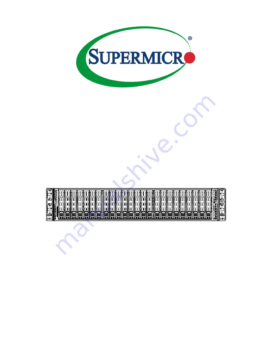 Supermicro SUPERSERVER 2028TR-H72FR User Manual Download Page 1