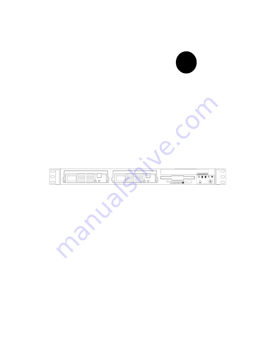 Supermicro SUPERSERVER 6011L User Manual Download Page 1