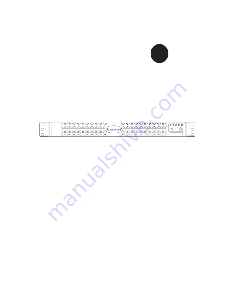 Supermicro SUPERSERVER 6013P-i User Manual Download Page 1