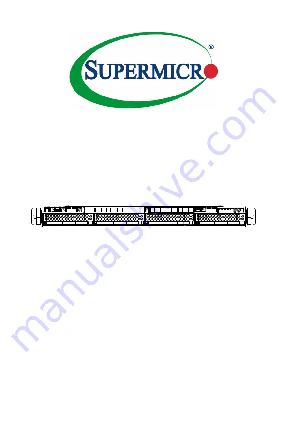 Supermicro SuperServer 6017R-WTRFTP User Manual Download Page 1