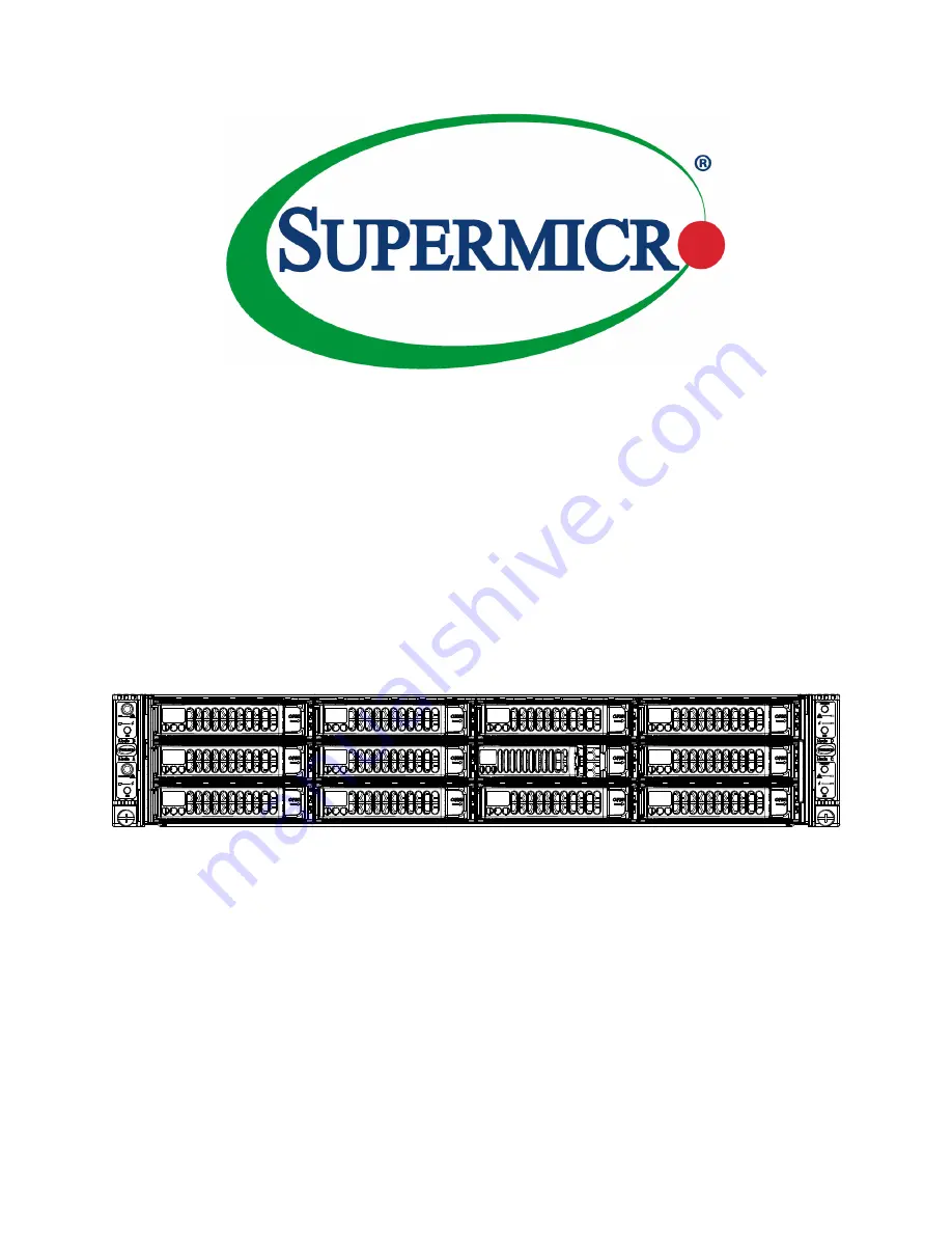 Supermicro SUPERSERVER 6029BT-HNC0R User Manual Download Page 1