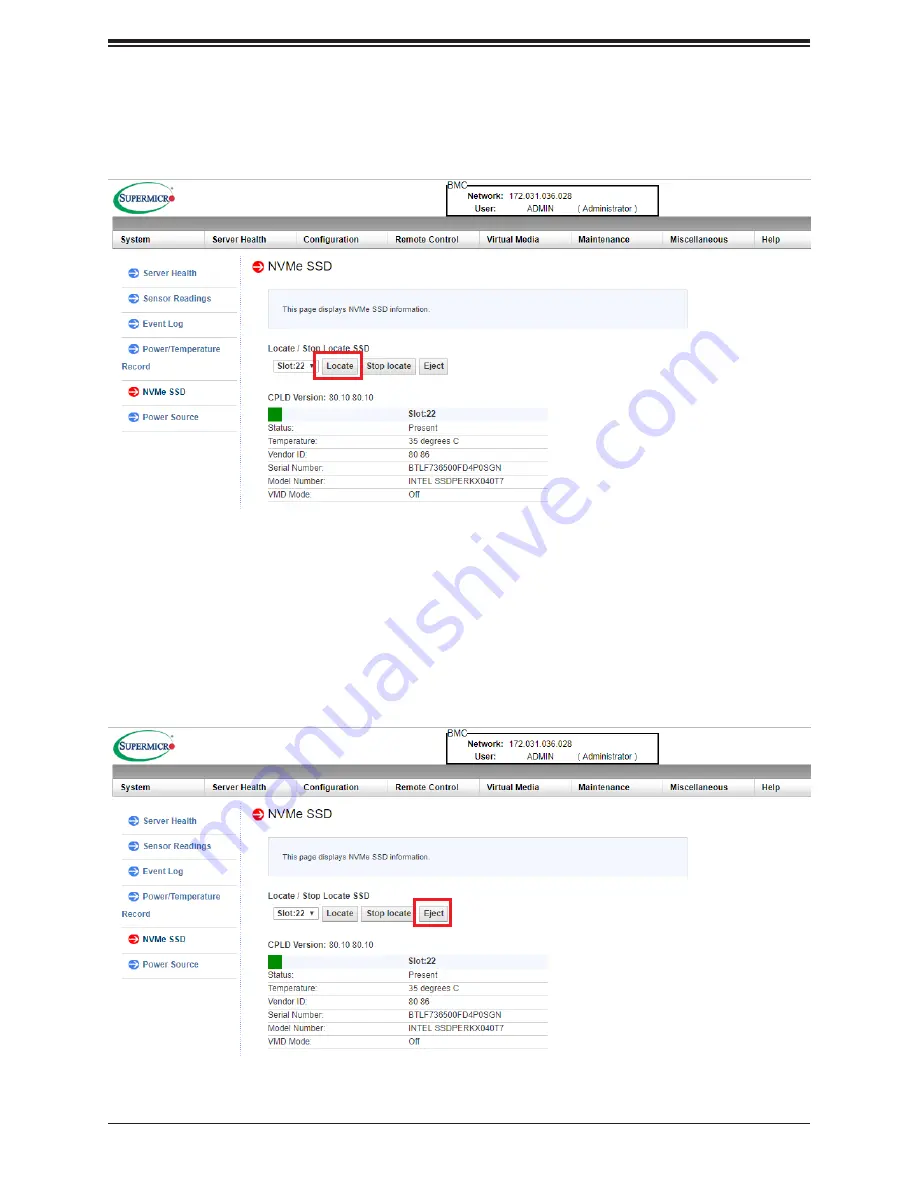 Supermicro SuperStorage 1029P-NEL32R User Manual Download Page 45