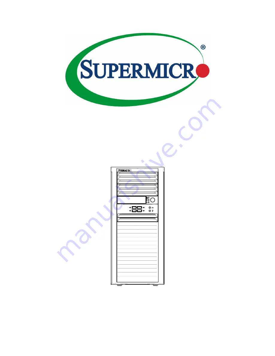 Supermicro SuperWorkstation 5039A-IL Скачать руководство пользователя страница 1