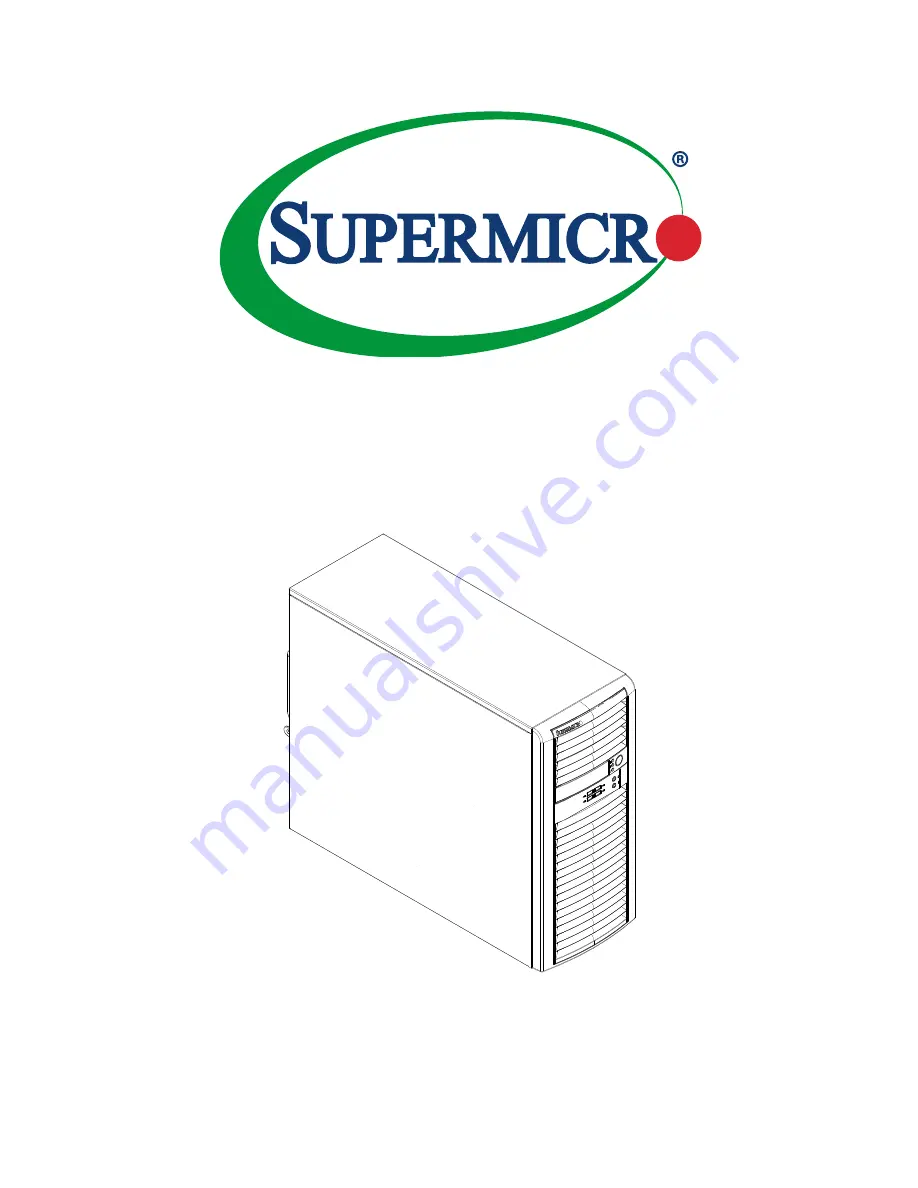 Supermicro SuperWorkstation 5039C-T Скачать руководство пользователя страница 1