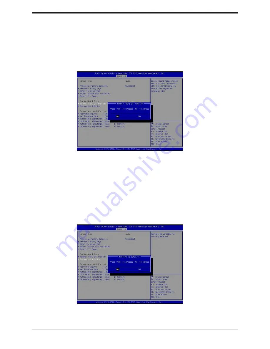 Supermicro X11DSF-E User Manual Download Page 176