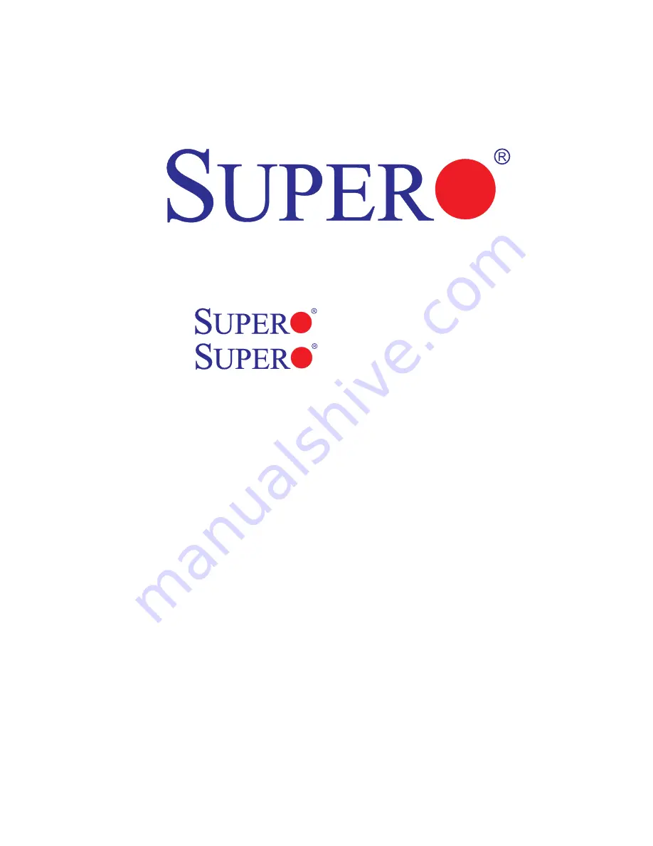 Supermicro X6DH8-XG2 User Manual Download Page 1