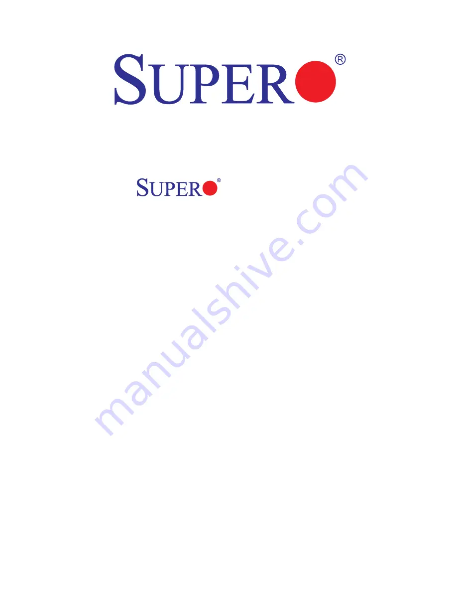 Supero C7SIM-Q User Manual Download Page 1