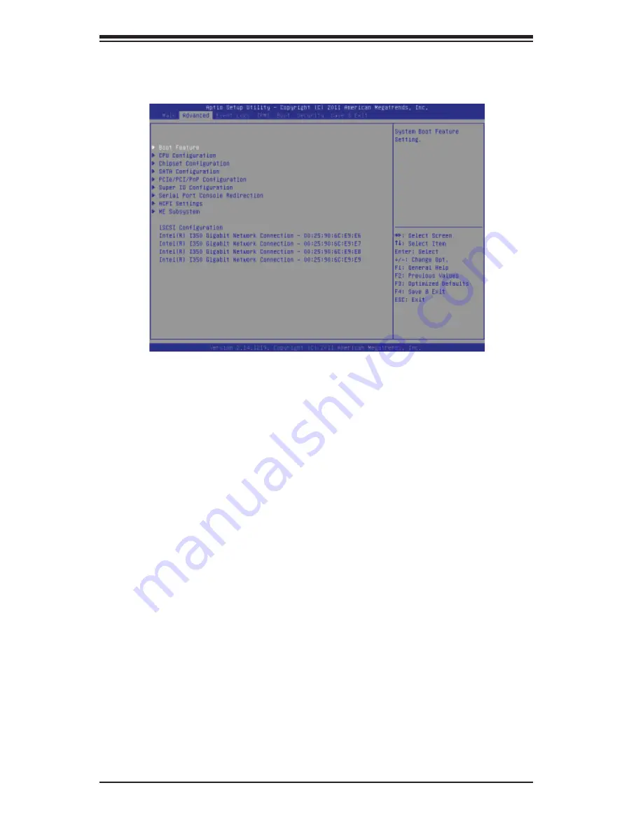 Supero SUPERSERVER 6027R-73DARF User Manual Download Page 72