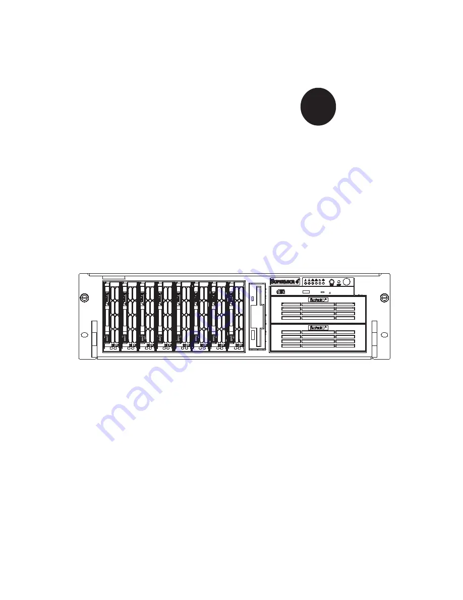 Supero SuperServer 6033P-8R Скачать руководство пользователя страница 1