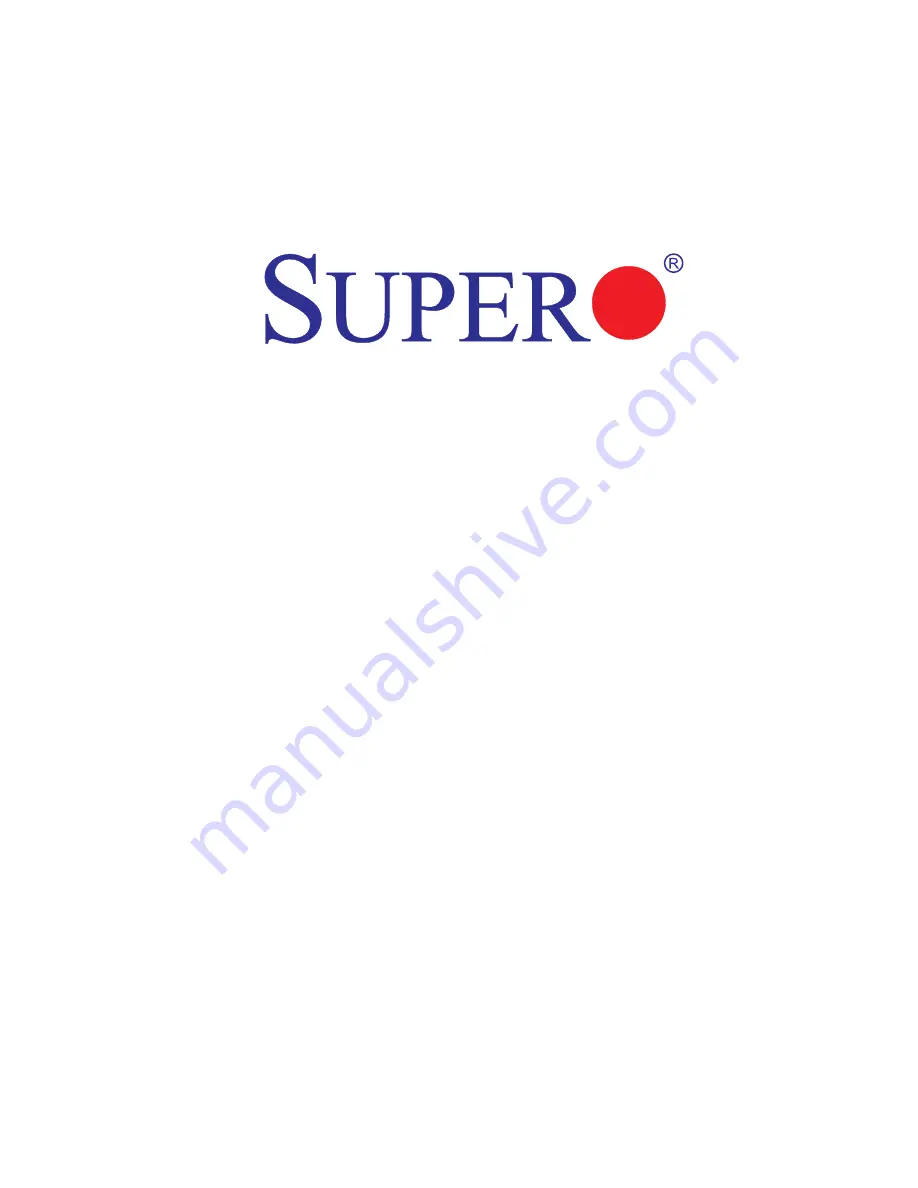 Supero X9DBU-3F User Manual Download Page 1