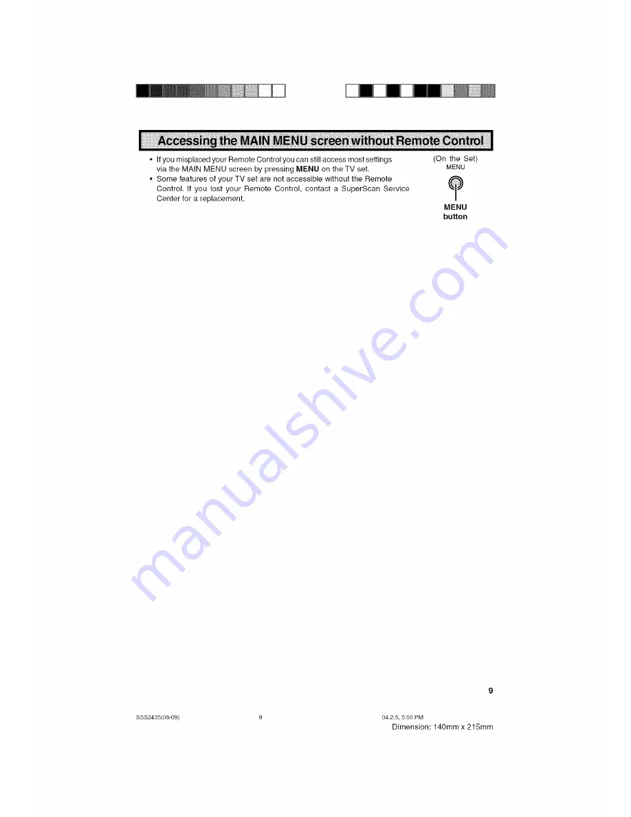 SUPERSCAN SSS2435 Скачать руководство пользователя страница 9