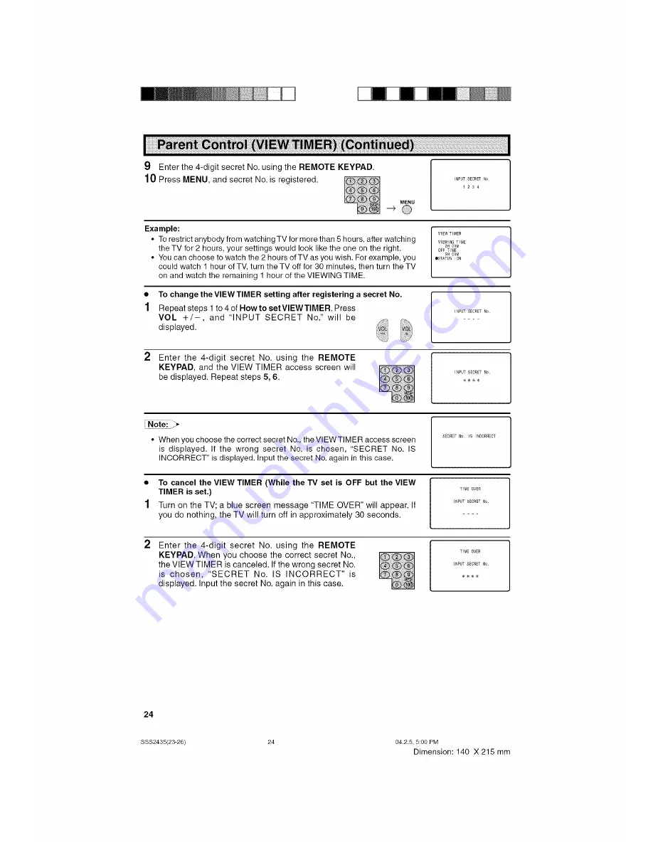 SUPERSCAN SSS2435 Operation Manual Download Page 24