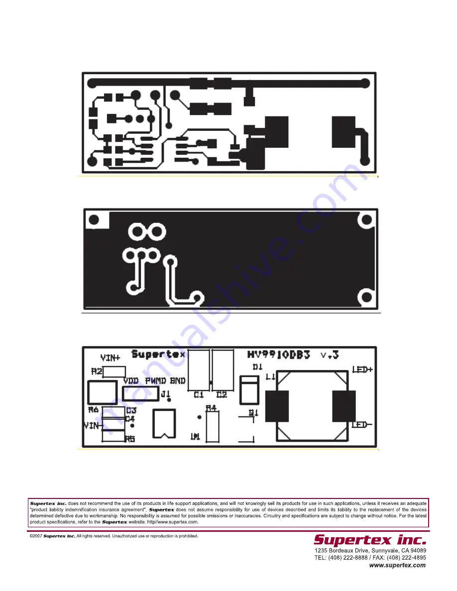 Supertex HV9910DB3v.3 Quick Start Manual Download Page 4