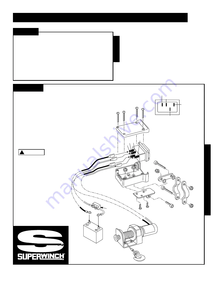 Superwinch 2233B Installation Instructions Manual Download Page 1