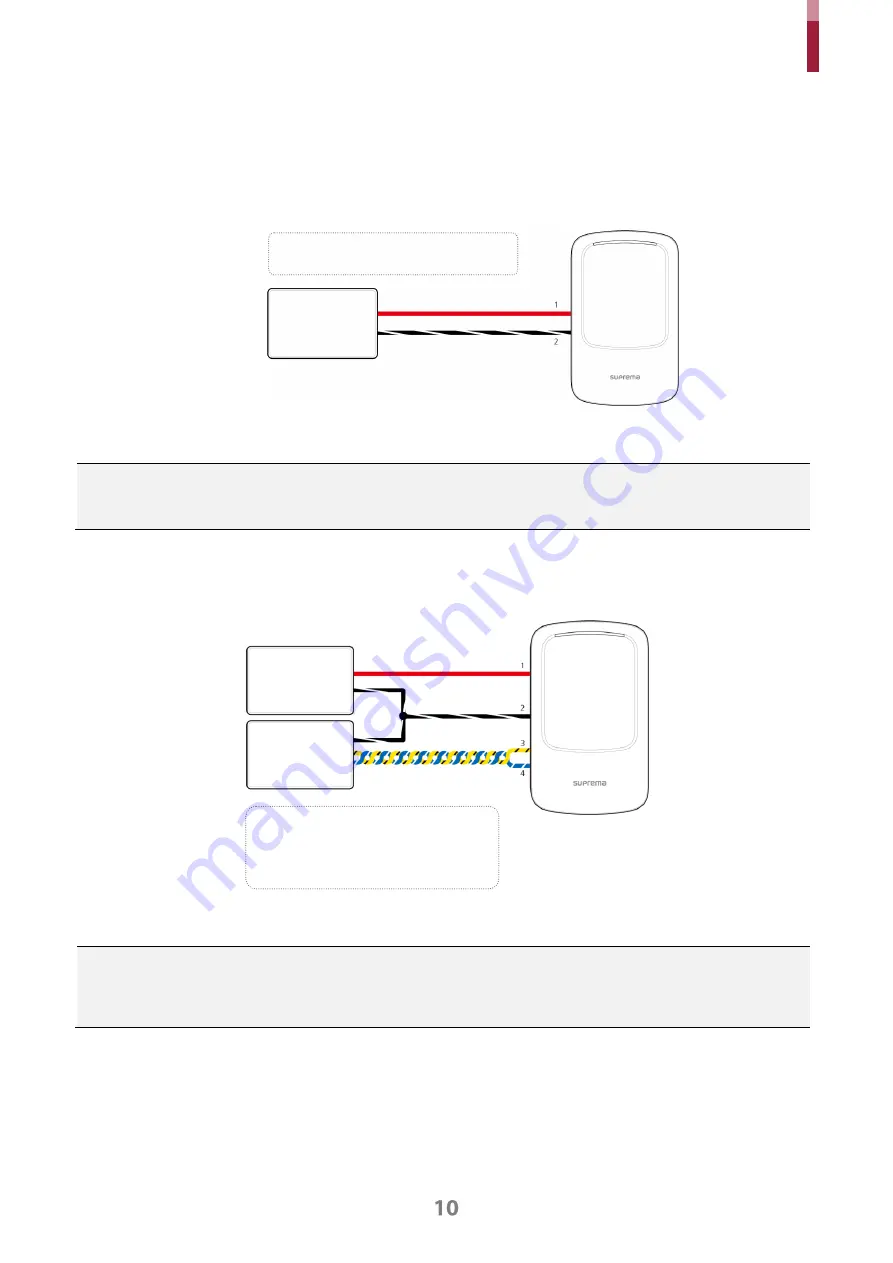 suprema XPass D2 Installation Manual Download Page 10