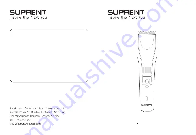 SUPRENT BT475BX Скачать руководство пользователя страница 1