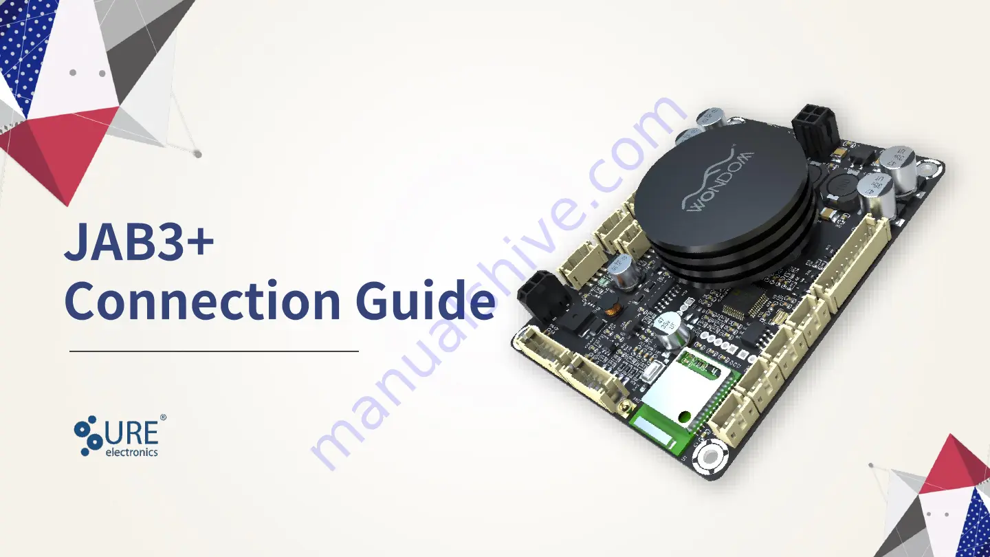 Sure Electronics JAB3+ Connection Manual Download Page 1