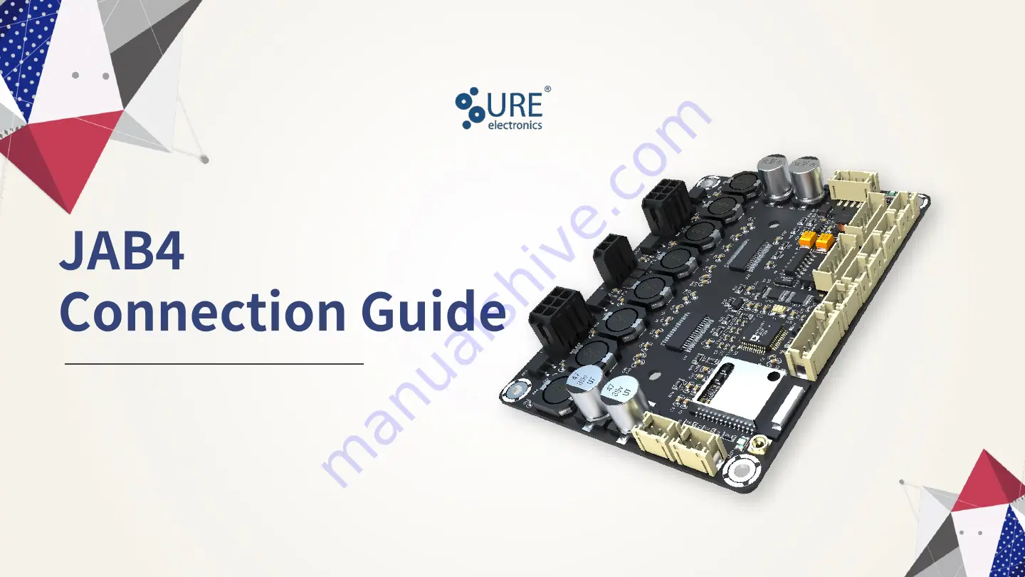 Sure Electronics JAB4 Connection Manual Download Page 1