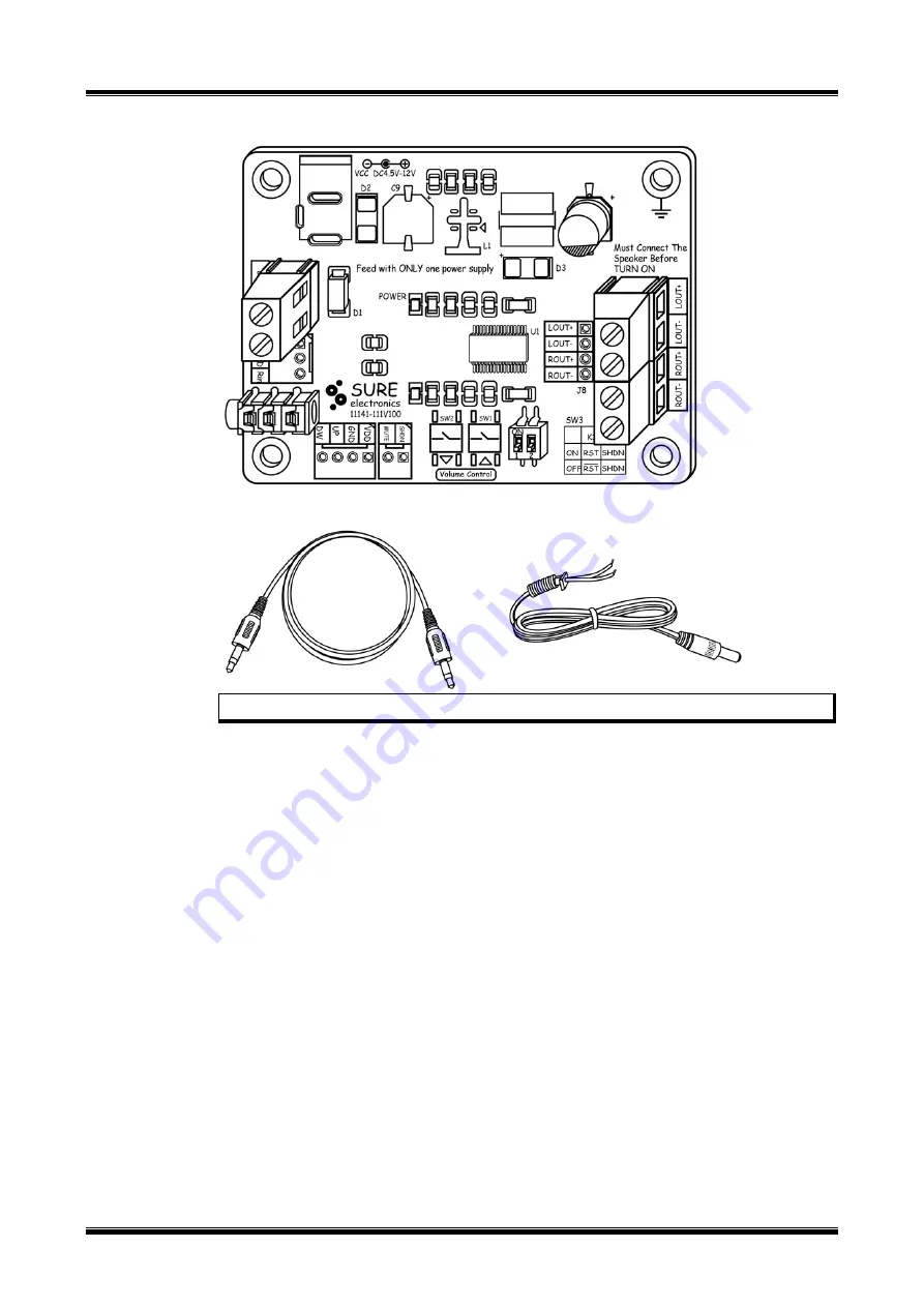 Sure Electronics PAM8803 User Manual Download Page 5