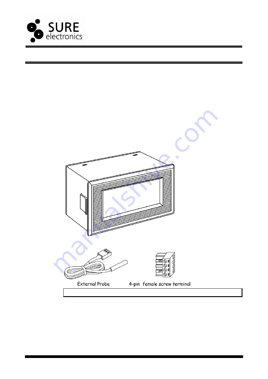 Sure Electronics Remote Temperature Controller User Manual Download Page 4