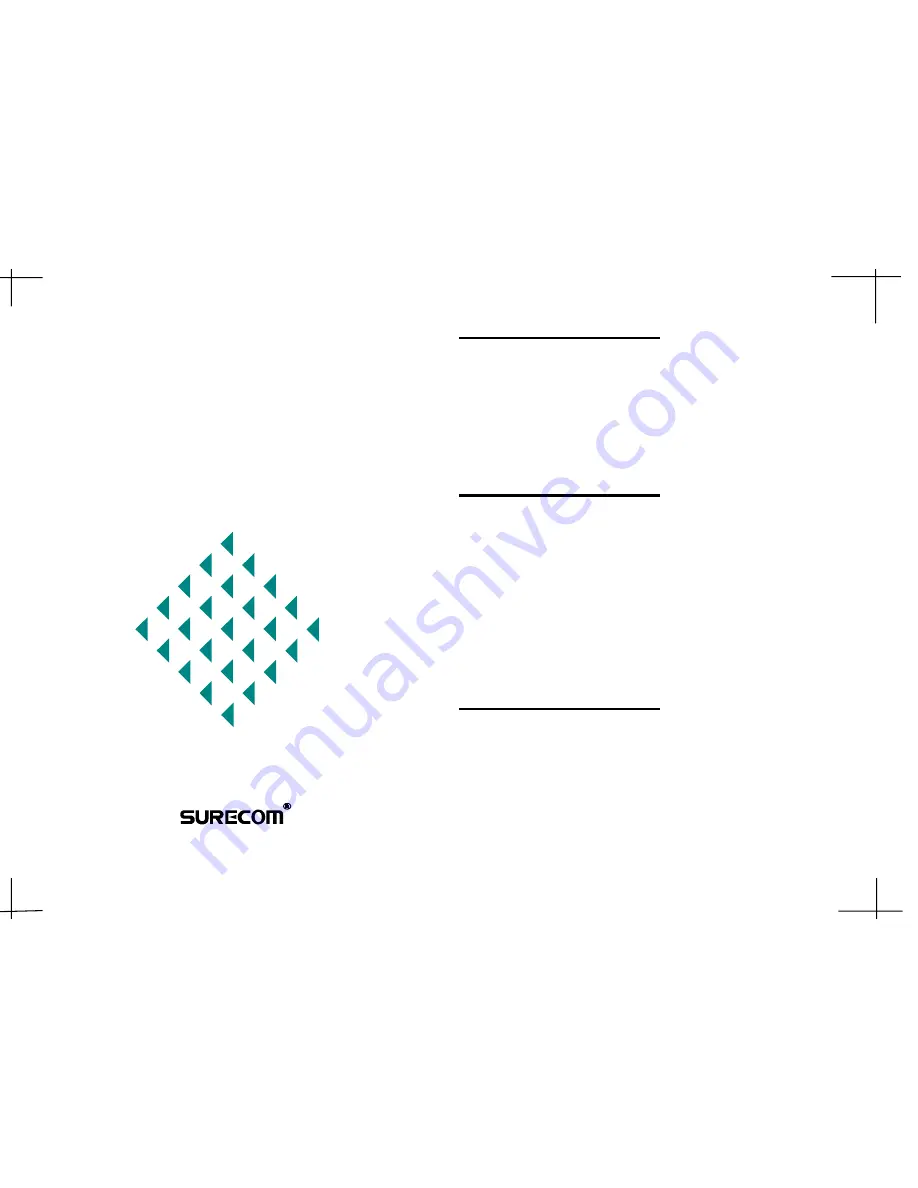 Surecom EP-804CG Скачать руководство пользователя страница 1