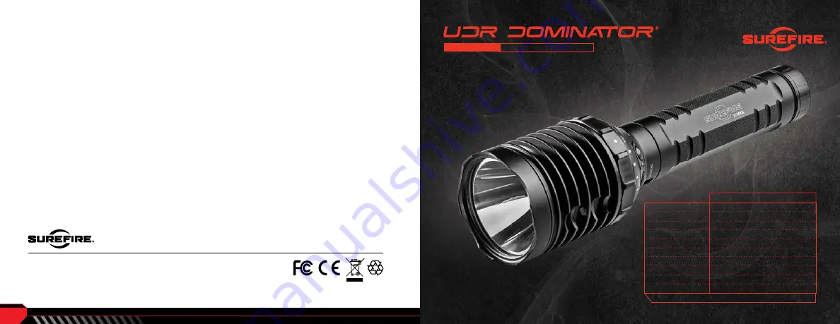 Surefire UDR DOMINATOR Скачать руководство пользователя страница 25