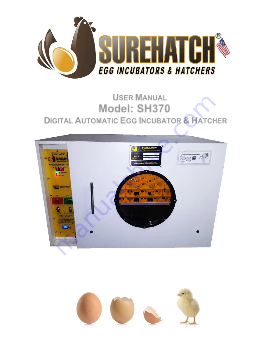 SUREHATCH SH370 User Manual Download Page 1