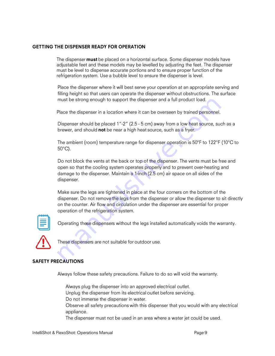 SureShot AC110 Operation Manual Download Page 9