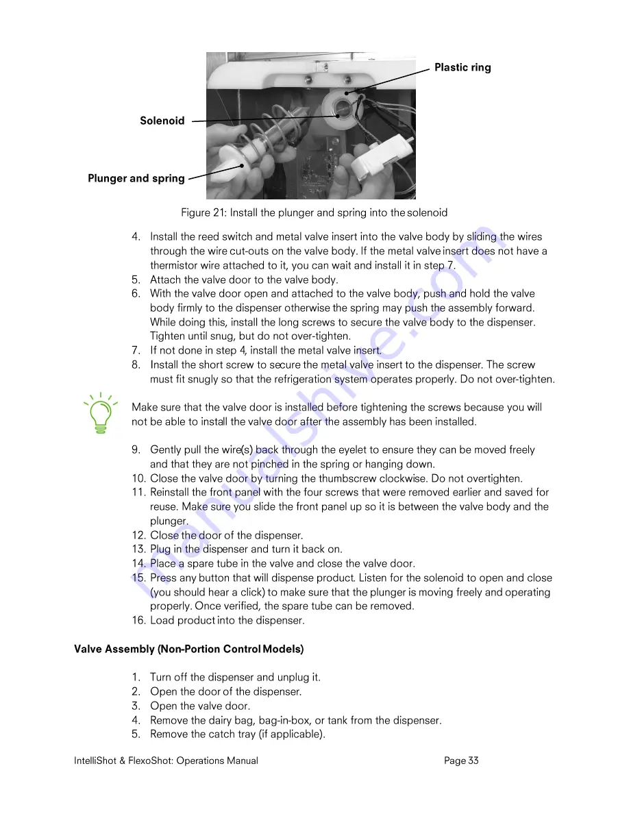 SureShot AC110 Operation Manual Download Page 33