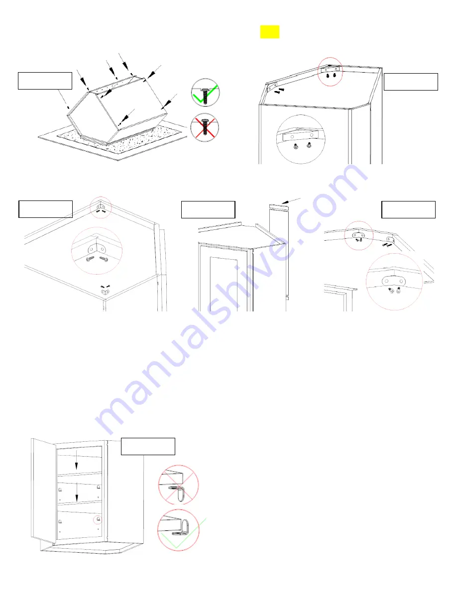 Surewood Cabinetry NS-WDC2430-F Скачать руководство пользователя страница 2