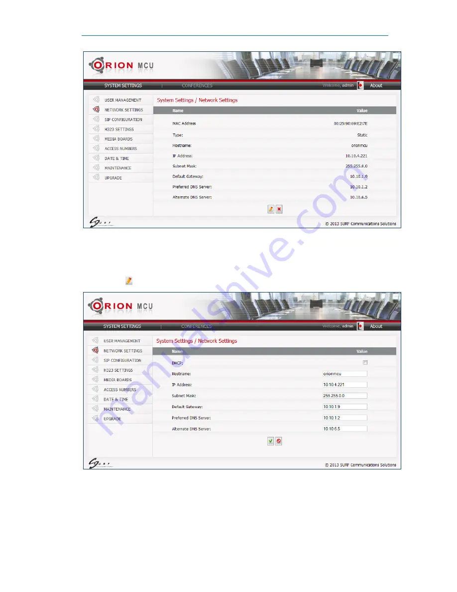 SURF Communication Solutions Orion-VX1000 User Manual Download Page 25