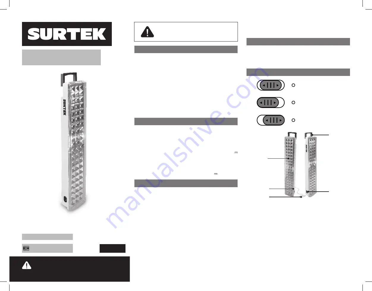 Surtek 136108 Quick Start Manual Download Page 1