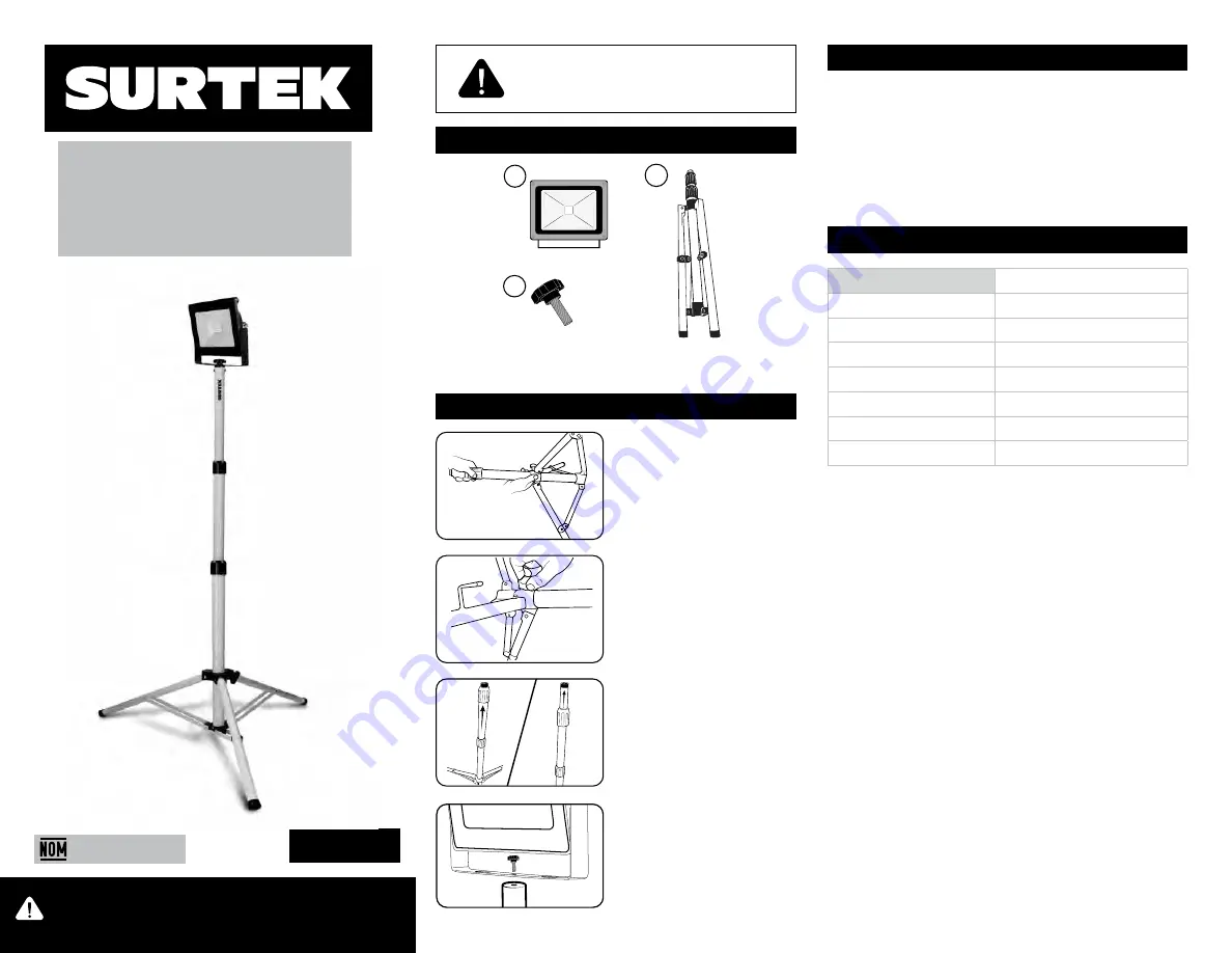 Surtek REF20 Скачать руководство пользователя страница 1