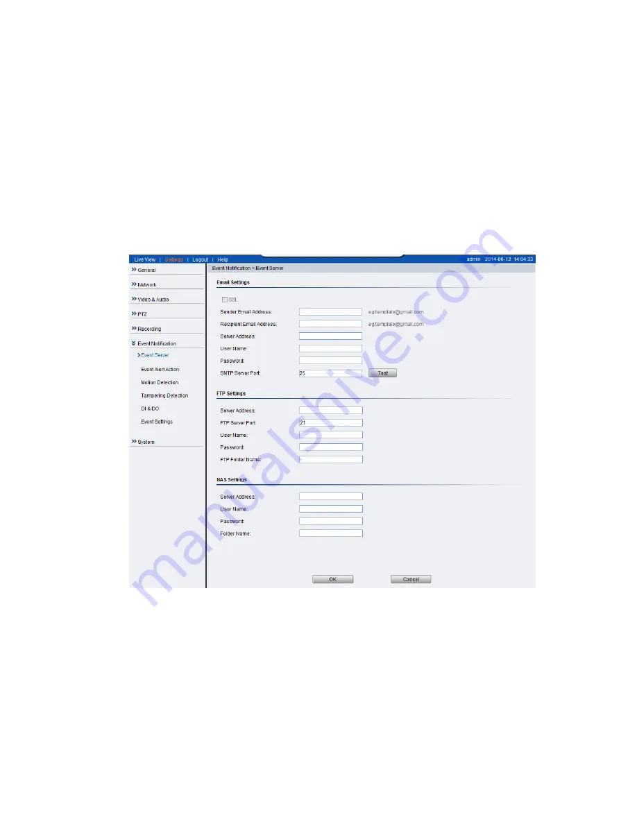 Surveon CAM1200 User Manual Download Page 75