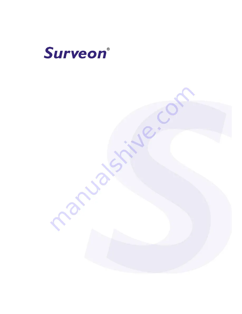 Surveon CAM2100 User Manual Download Page 1