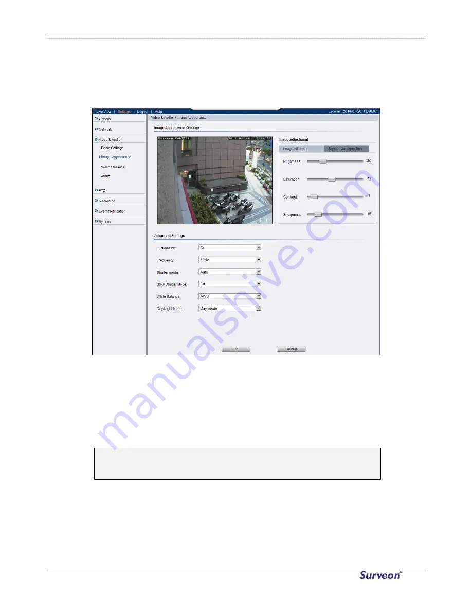 Surveon CAM2100 User Manual Download Page 30