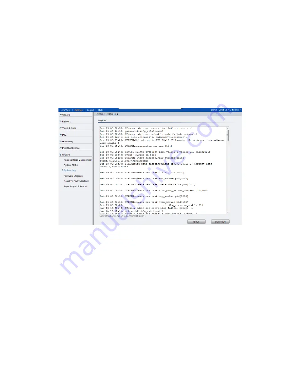 Surveon CAM3351R4 User Manual Download Page 137