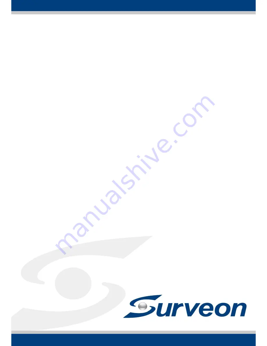 Surveon CAM6181 User Manual Download Page 1