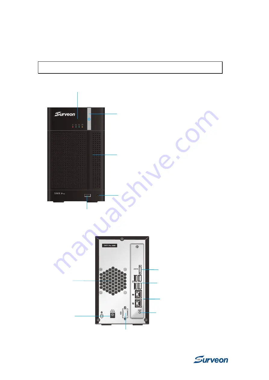 Surveon EMR2000 Hardware Manual Download Page 12