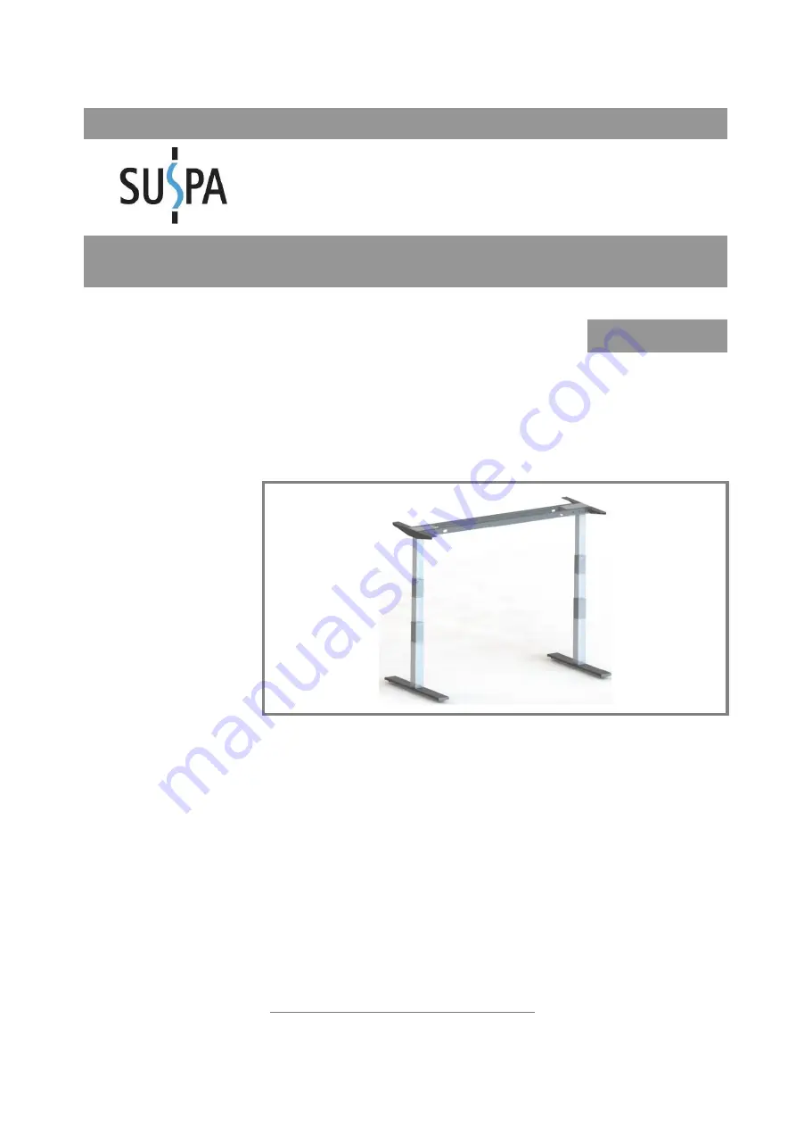 Suspa FixFrame Assembly Instructions Manual Download Page 1