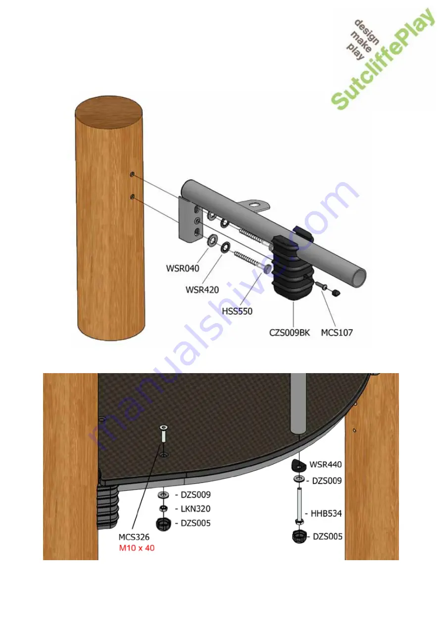 Sutcliffe Play Orchard Oak Installation Instructions Manual Download Page 14