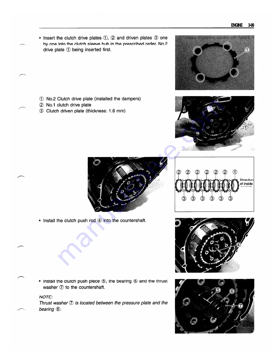 Suzuki 1999 SV650 Service Manual Download Page 146