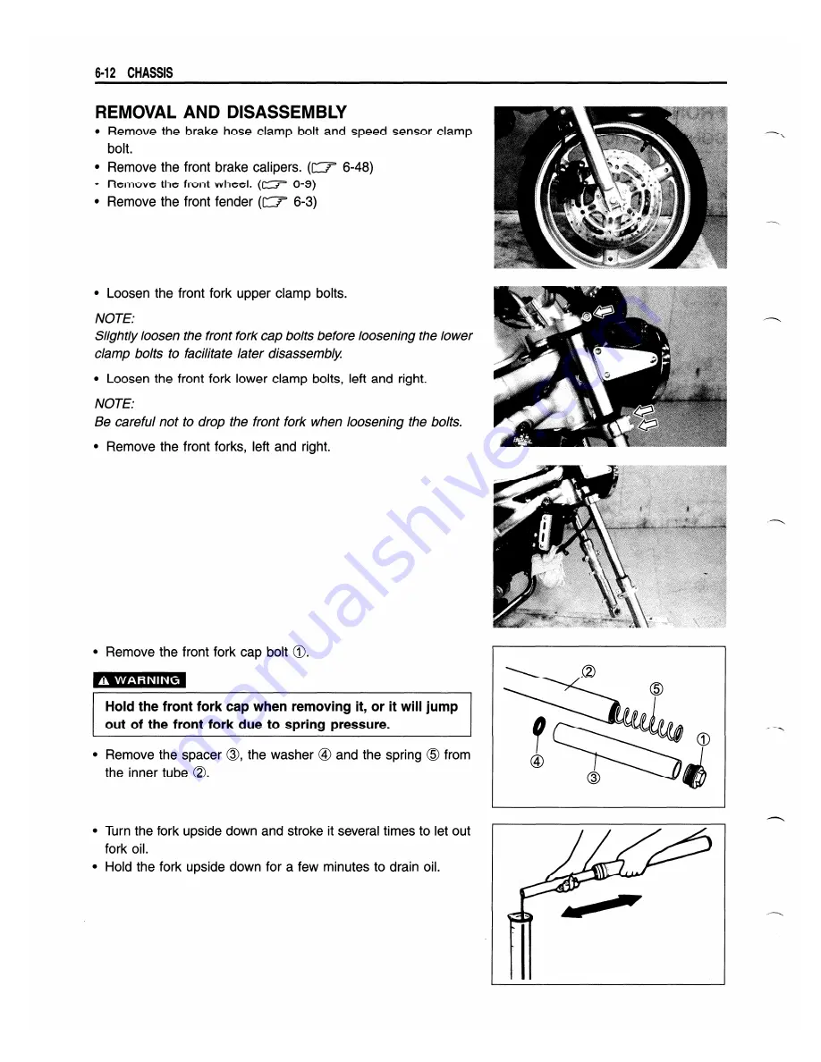 Suzuki 1999 SV650 Скачать руководство пользователя страница 240