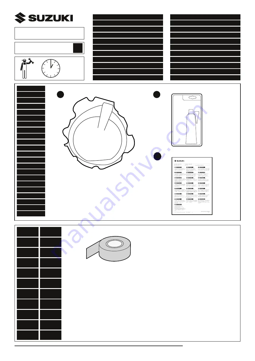 Suzuki 990D0-13K20-CRB Installation Instructions Manual Download Page 1